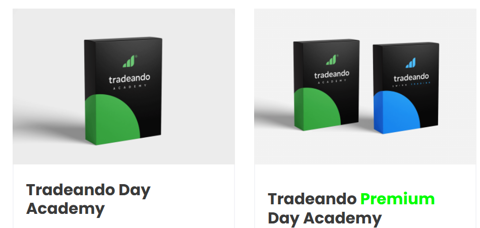 Opciones dentro de la formación Tradeando