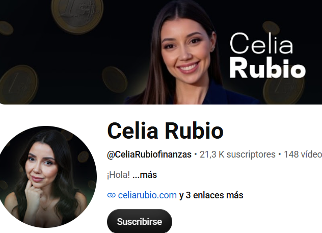Canal Youtube Celia Rubio